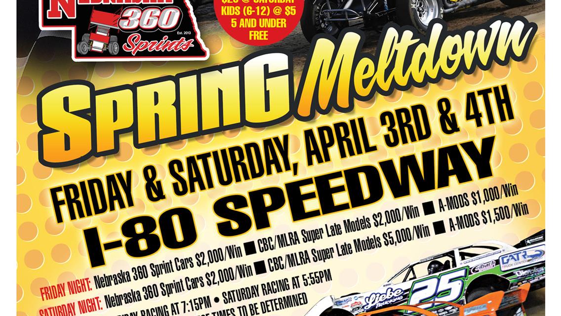 I-80 Spring Meltdown 2,000 to win both nights