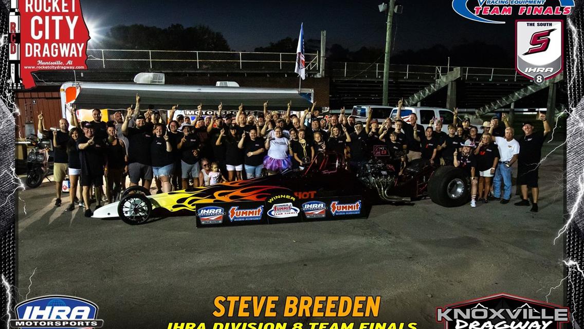 Knoxville Dragway Wins IHRA Division 8 Summit Team Finals Championship