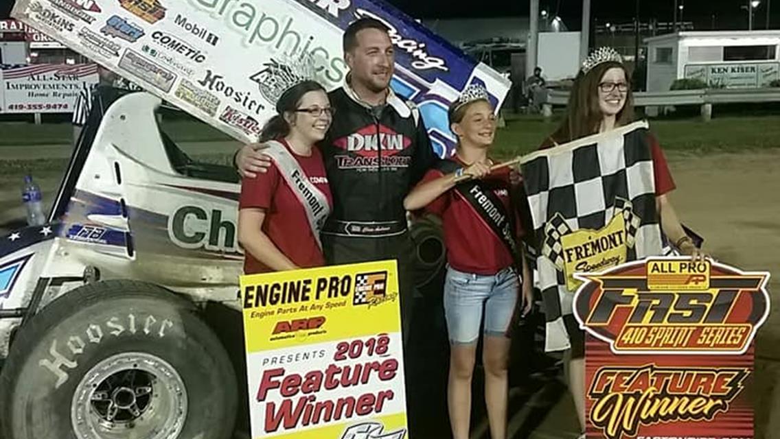 Andrews Records First Feature Victory of the Season at Fremont