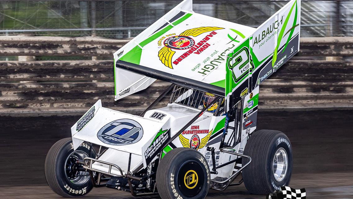 TKS Motorsports and Chase Randall find podium in Knoxville Raceway’s Border Battle