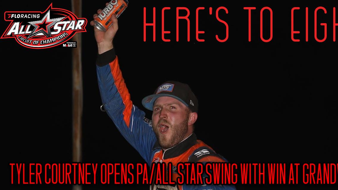 Tyler Courtney opens Pennsylvania All Star swing with Thunder Cup victory at Grandview