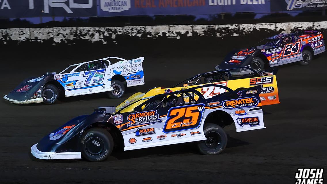 Fairbury Speedway (Fairbury, IL) – World of Outlaws Real American Beer Late Model Series – Prairie Dirt Classic – July 25th-26th, 2025. (Josh James Artwork)