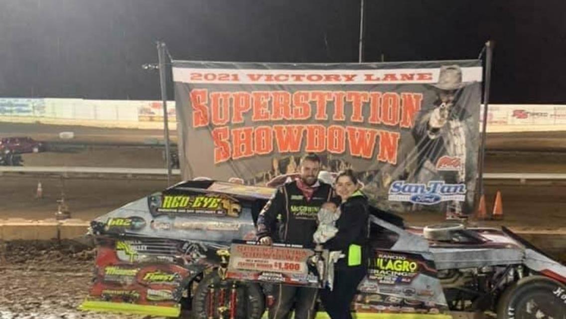 Jake O&#39;Neil double dips in Superstition Showdown at Arizona Speedway