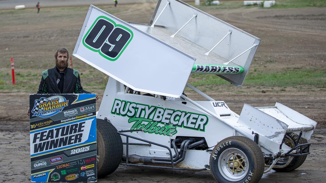 Colton Heath, Craig Moore, and Levi Harless win Sunday at Grays Harbor Raceway