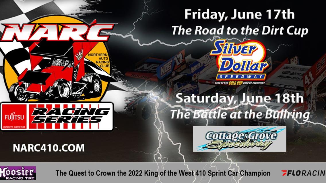 NARC HITS THE ROAD TO DIRT CUP WITH TRIPS TO SILVER DOLLAR SPEEDWAY AND COTTAGE GROVE SPEEDWAY