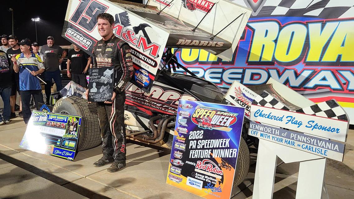 Marks wins Greg Hodnett Classic at Port Royal Speedway