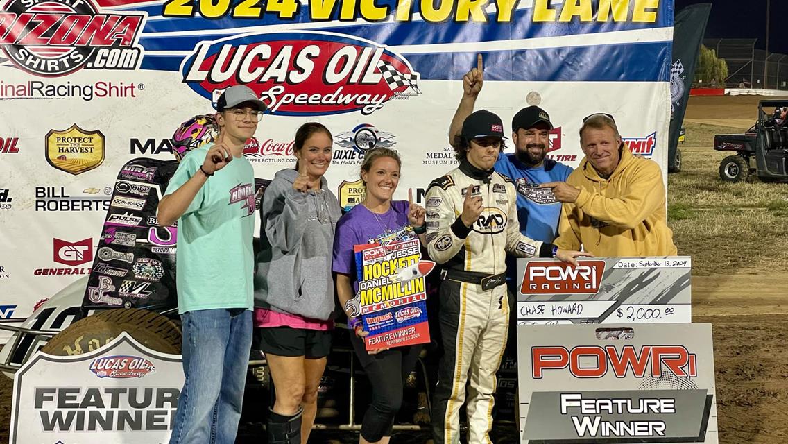 Bubak and Howard pick up Night 2 Hockett-McMillin Memorial feature victories at Lucas Oil Speedway