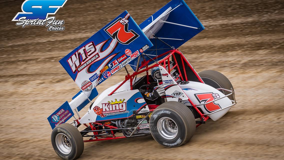 Sides Improves Throughout World of Outlaws Doubleheader at Knoxville