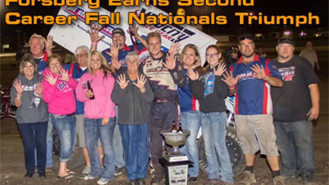 Forsberg Earns Second Career Fall Nationals Triumph