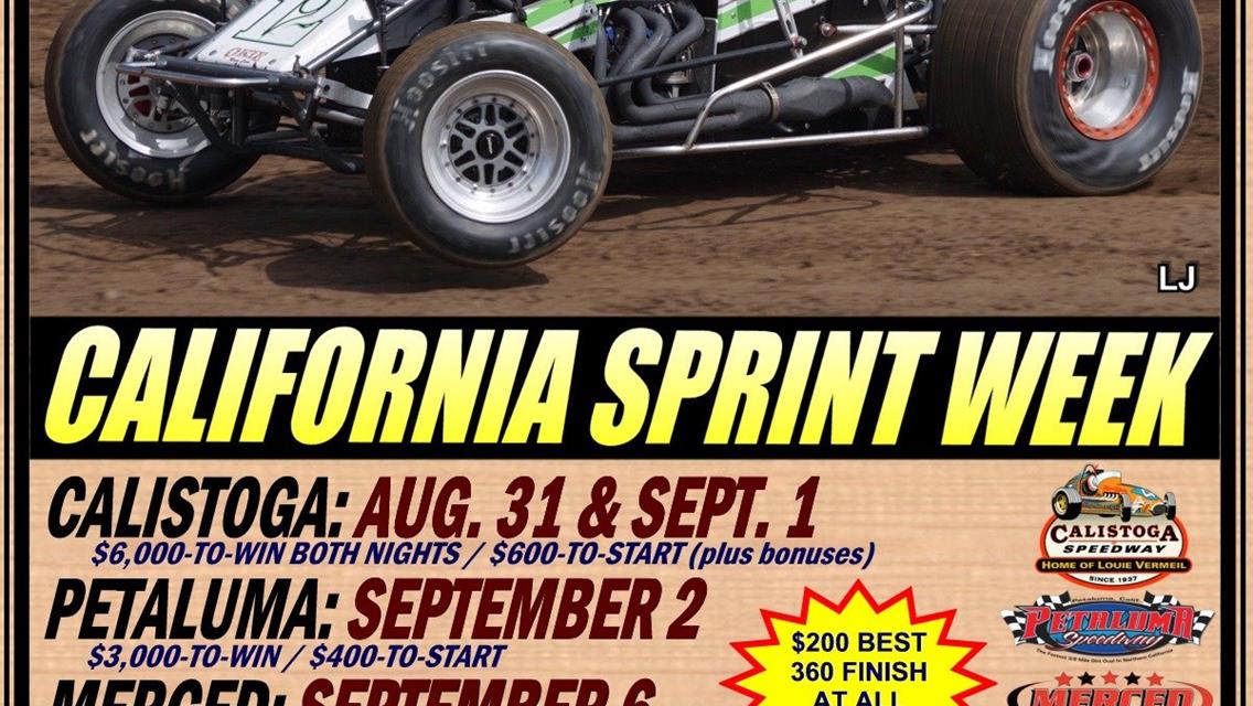 California Sprint Week on Hold