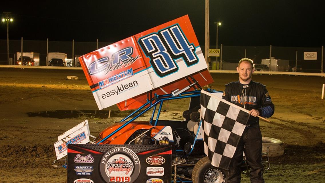 Kirkman, Franklin, Ohara, Culp, Mitchell and Partridge Score Season Championship Night Wins at Circus City Speedway