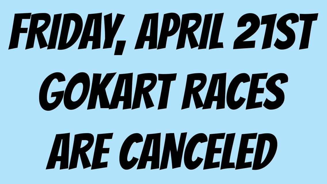 Mini Season Opener scheduled for 04/21/23 has been CANCELLED