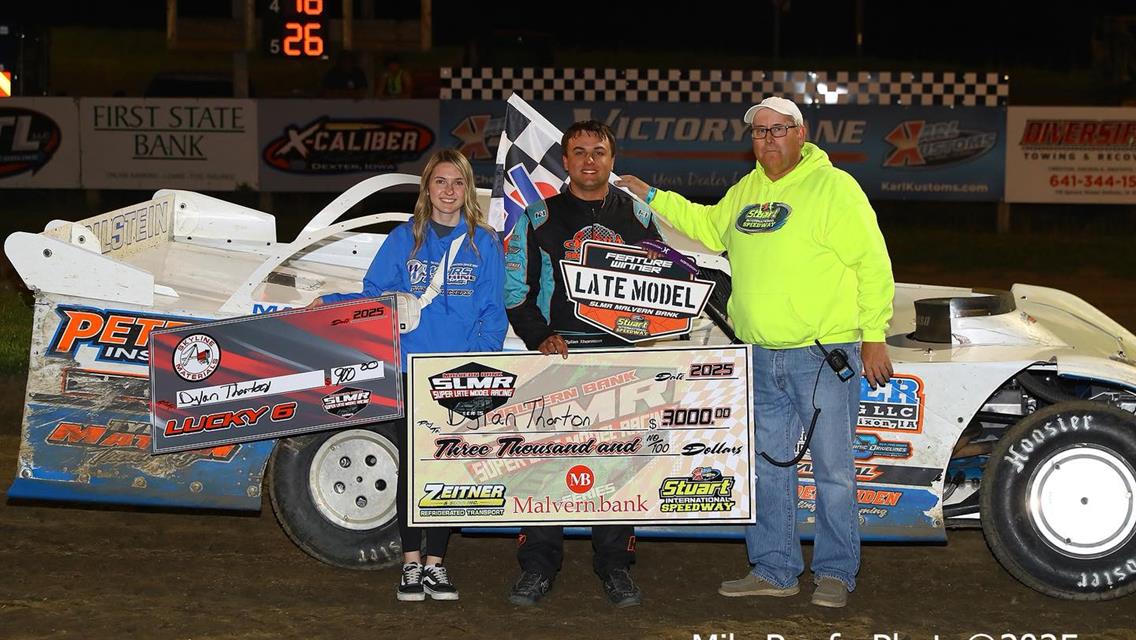 Stuart Speedway (Stuart, IA) – Malvern Bank West Series – May 9th, 2025. (Mike Ruefer photo)