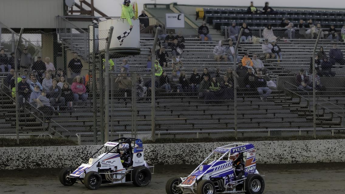 Garrett Thomas wins Northwest Focus Midget and Cory Sweatman win Hornet on Sunday