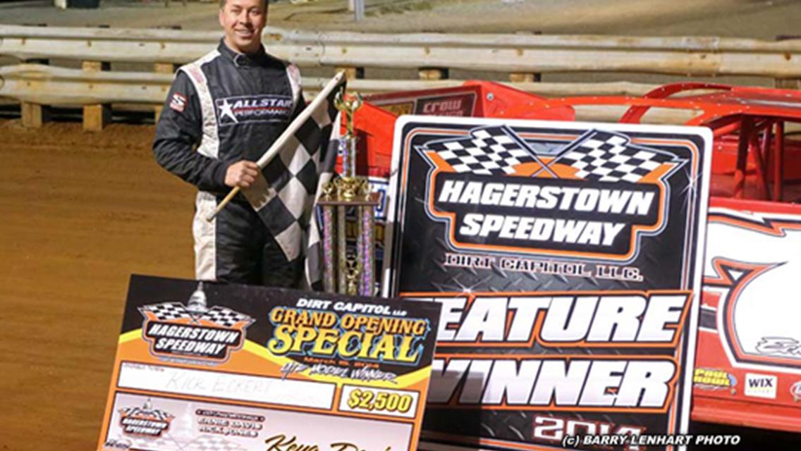 Eckert cruises to Late Model triumph in Grand Opening at Hagerstown