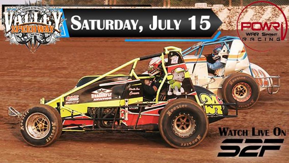 POWRi WAR Return to Valley Speedway’s Lawson Memorial on July 15th