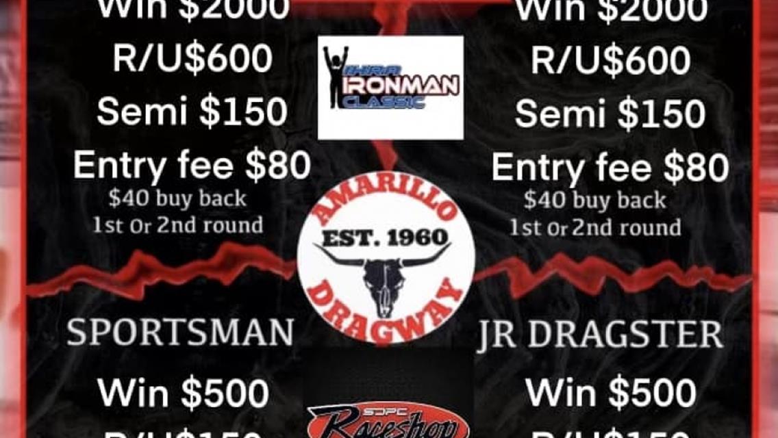 One Week Until IHRA Ironman Classic Comes to Amarillo Dragway