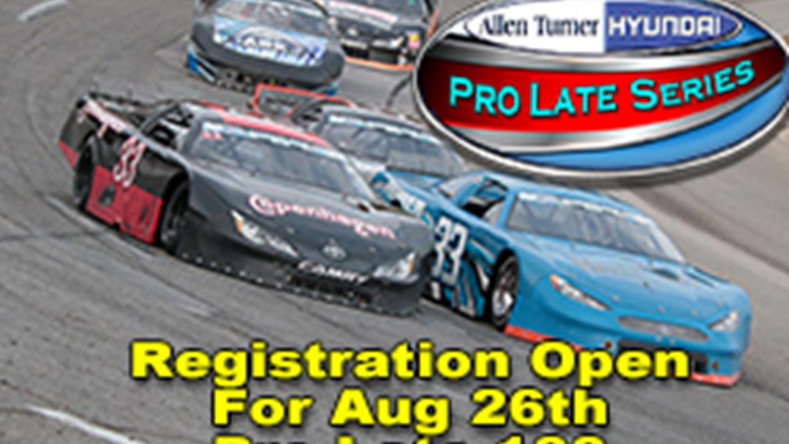 Pro Late Drivers, Register Here for August 26th Road to the Snowflake.