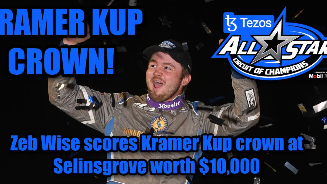 Zeb Wise scores Kramer Kup crown at Selinsgrove worth $10,000