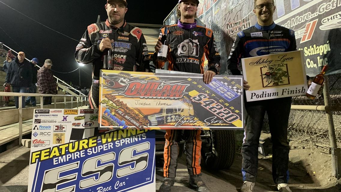 Jordan Thomas Wins $4,220 in Outlaw Fall Nationals