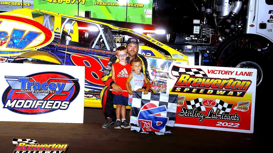 Tim Sears Jr. Charges to Fourth Brewerton Speedway Modified Victory