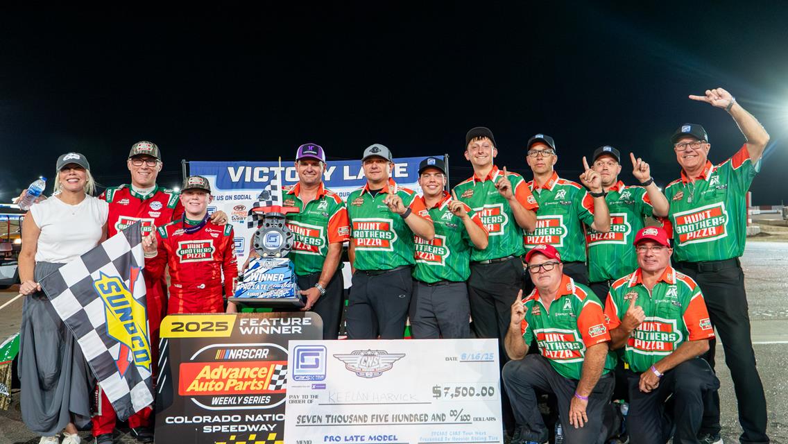 Colorado National Speedway Aug. 16 Winners Circle.