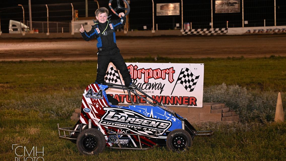 Larsen, Zeller, Mullens, and Larsen Land Victory at Airport Raceway!