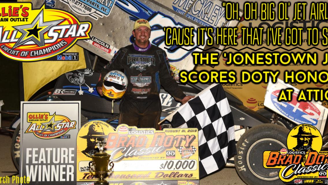 Brock Zearfoss outduels them all for Ohio Logistics Brad Doty Classic presented by Racing Optics crown at Attica Raceway Park