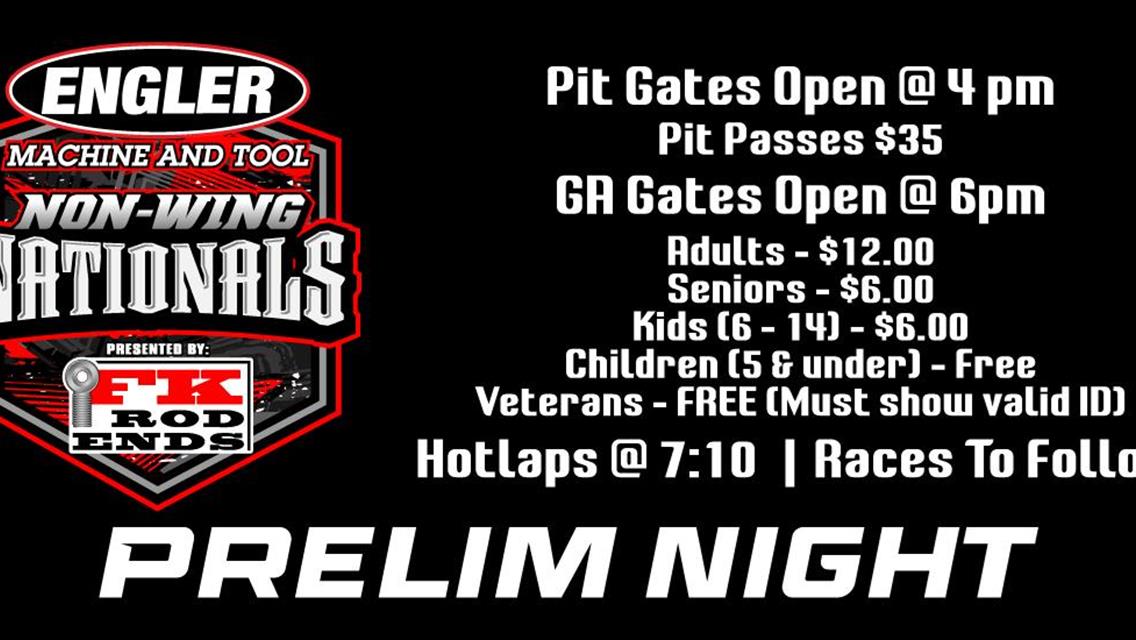 Engler Machine &amp; Tool Non-Wing Nationals presented by FK RodEnds Prelim Night