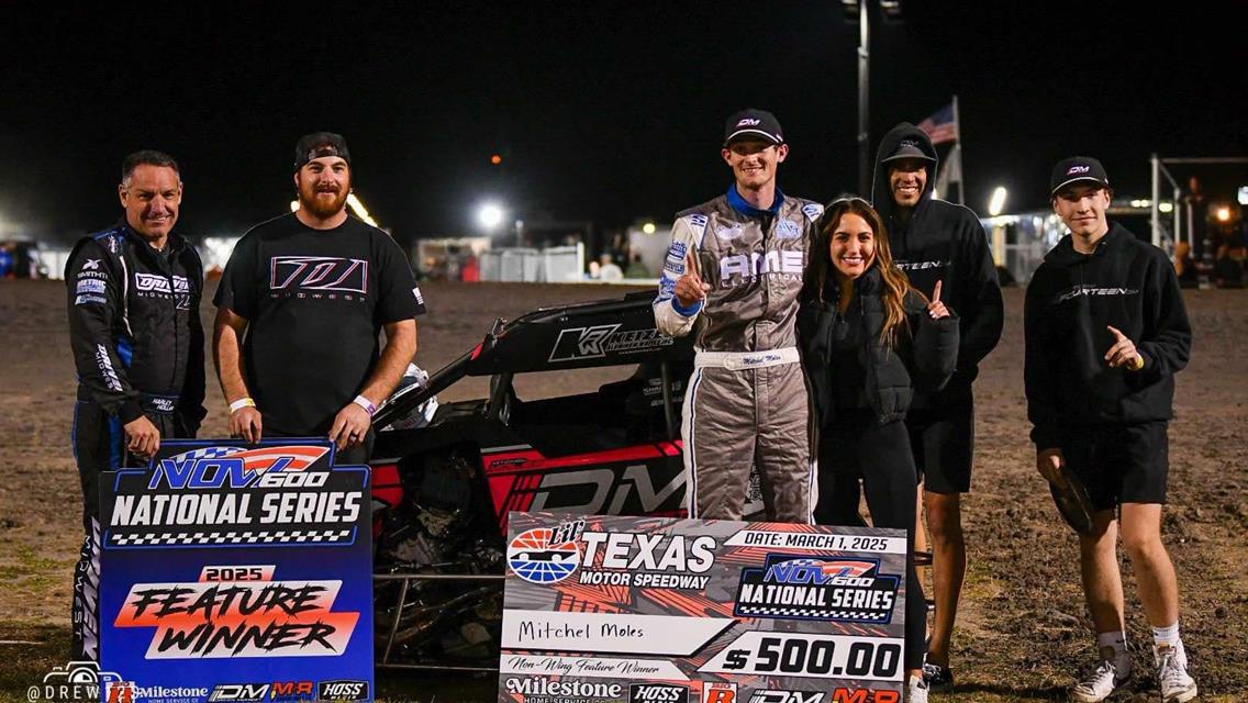 Moles, Flud, and Shaid Master NOW600 National Fields at Lil’ Texas Motor Speedway!