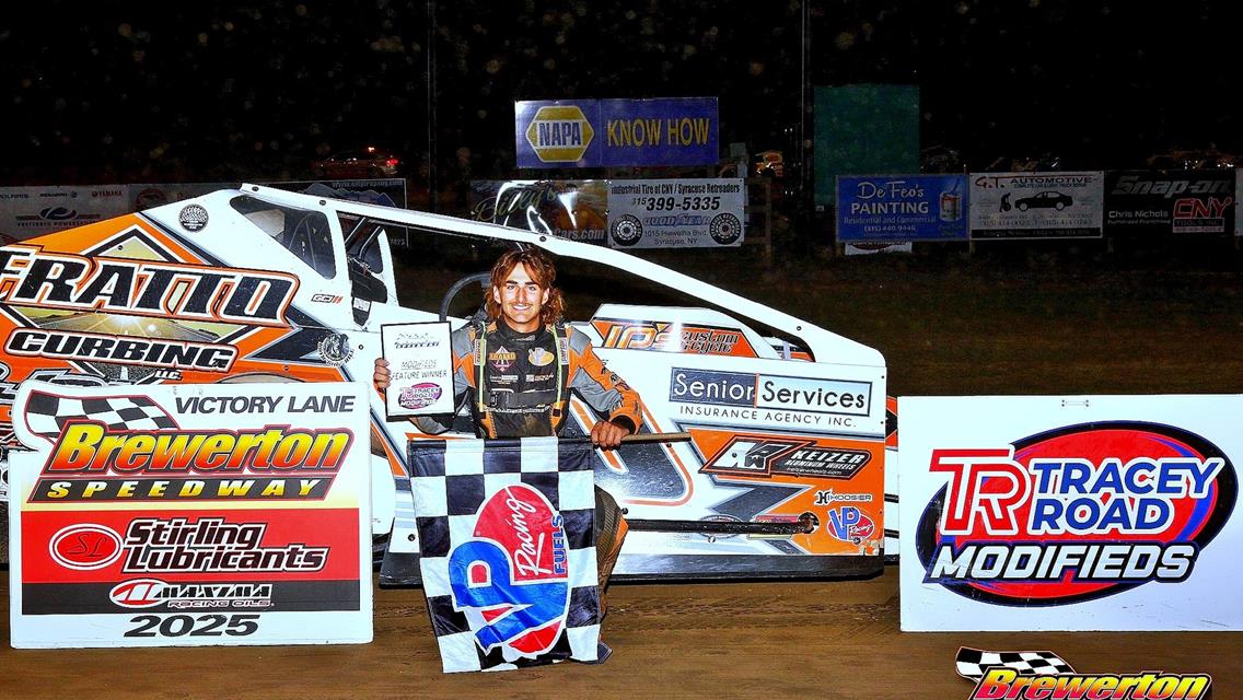 Rookie Nick Root Wins Second Brewerton Speedway Modified Feature