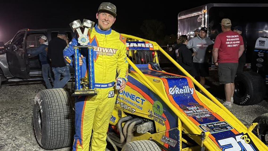 Brayden Clark and Ryan Barr Earn POWRi BOSS Weekend Wins at Limaland and Montpelier.