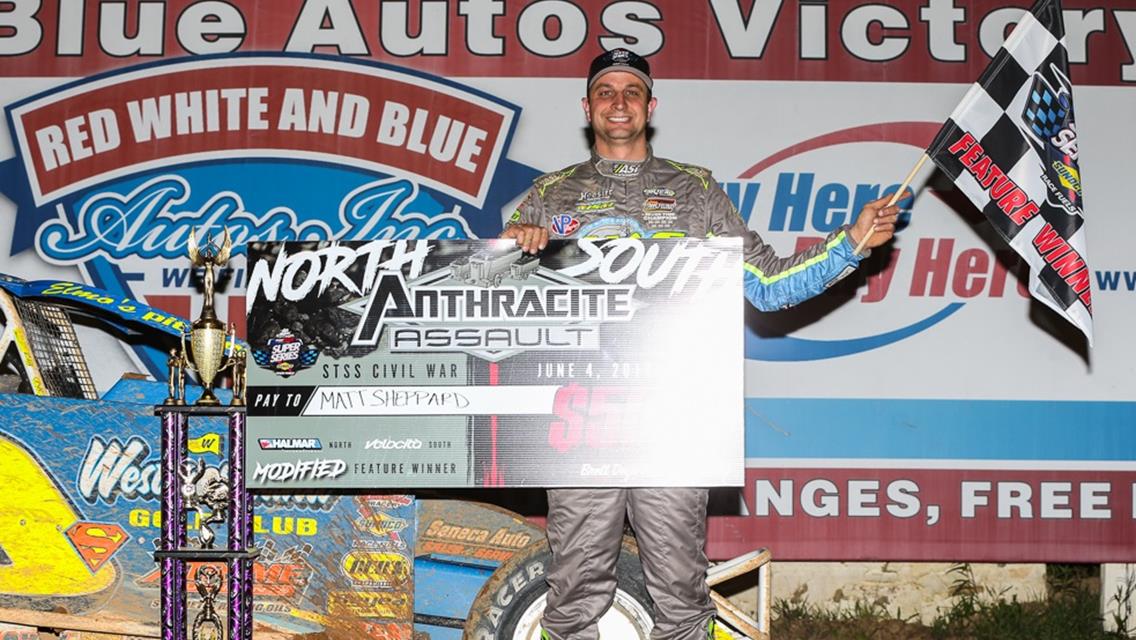 From 21st, Matt Sheppard Roars to â€˜Anthracite Assaultâ€™ Victory Tuesday at Big Diamond Speedway; Nathan Brinker Crate 602 Sportsman Star