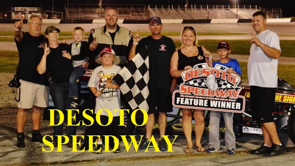 Roland wins wild Open Wheel feature at Desoto