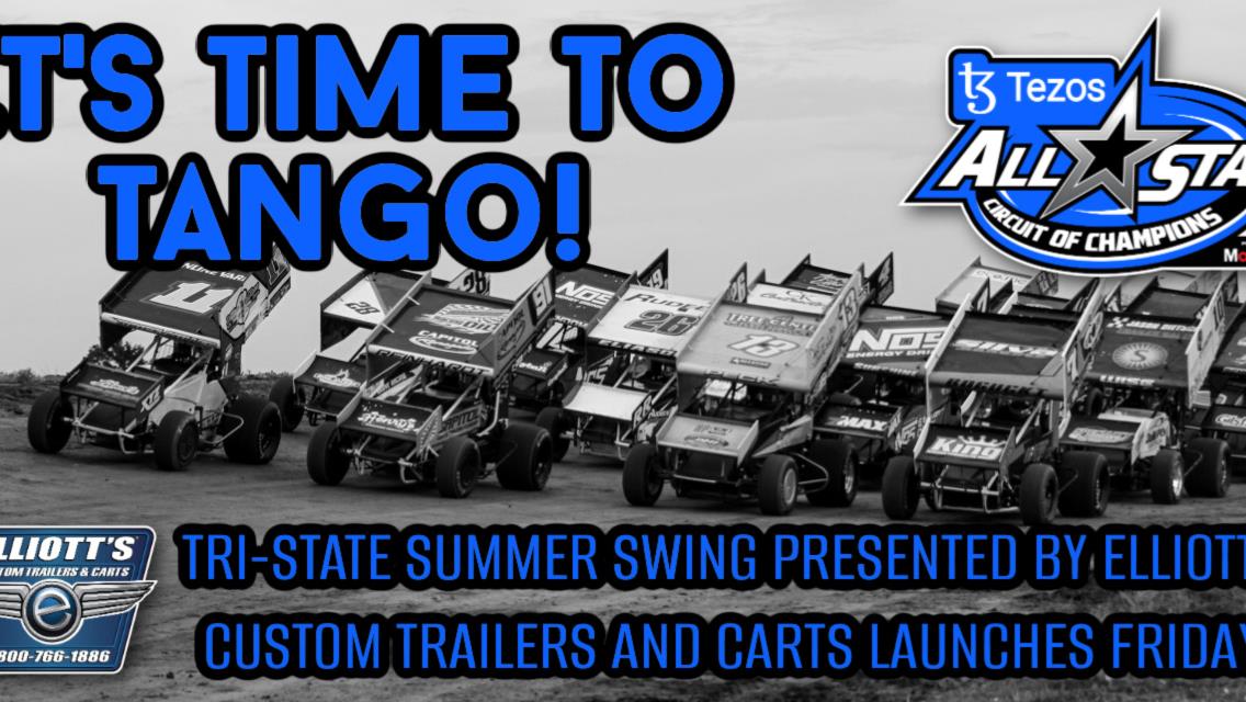 Eight Races, Ten Days: Tri-State Summer Swing presented by Elliott’s Custom Trailers and Carts Launches Friday at Outlaw Speedway