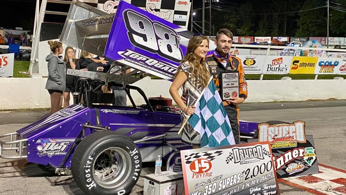 Thompson Takes Home $2,000 as Mr. 350 Supermodified; Bruce Wins Track Championship