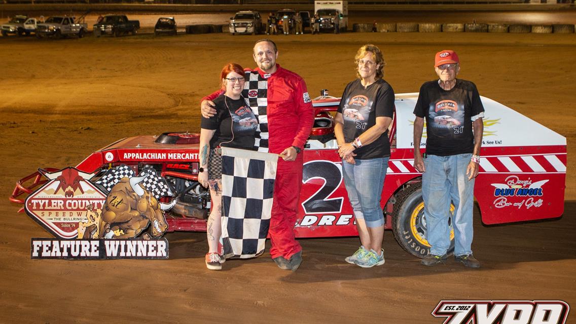Tyler Riggs Dramatic Last Lap Pass Secures &#39;Country Roads Classic&#39; at Tyler County Speedway
