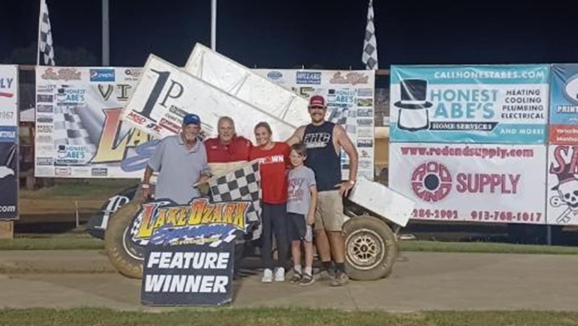 Curtis Evans Earns First POWRi LOS 305 Sprint Feature Victory