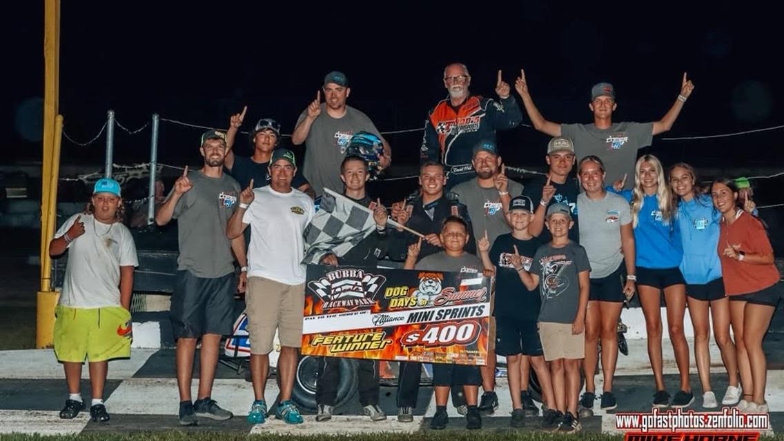 Bryce Picks Up The Feature Win At Bubba Raceway Park