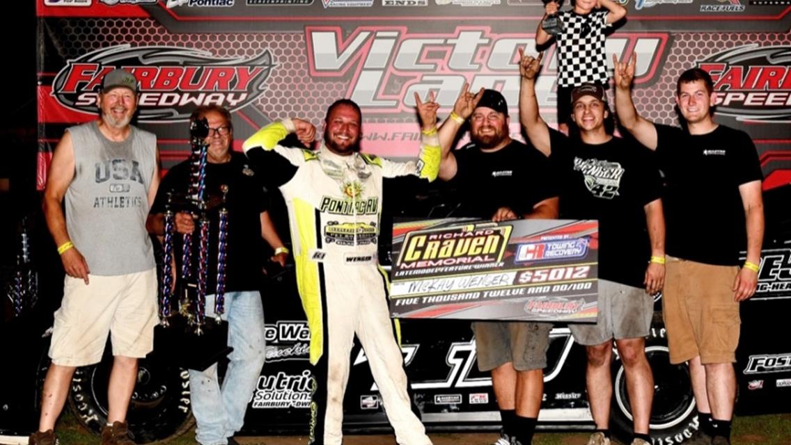 Fairbury Speedway (Fairbury, IL) – Richard Craven Memorial – July 12th, 2025. (Rocky Ragusa photo)