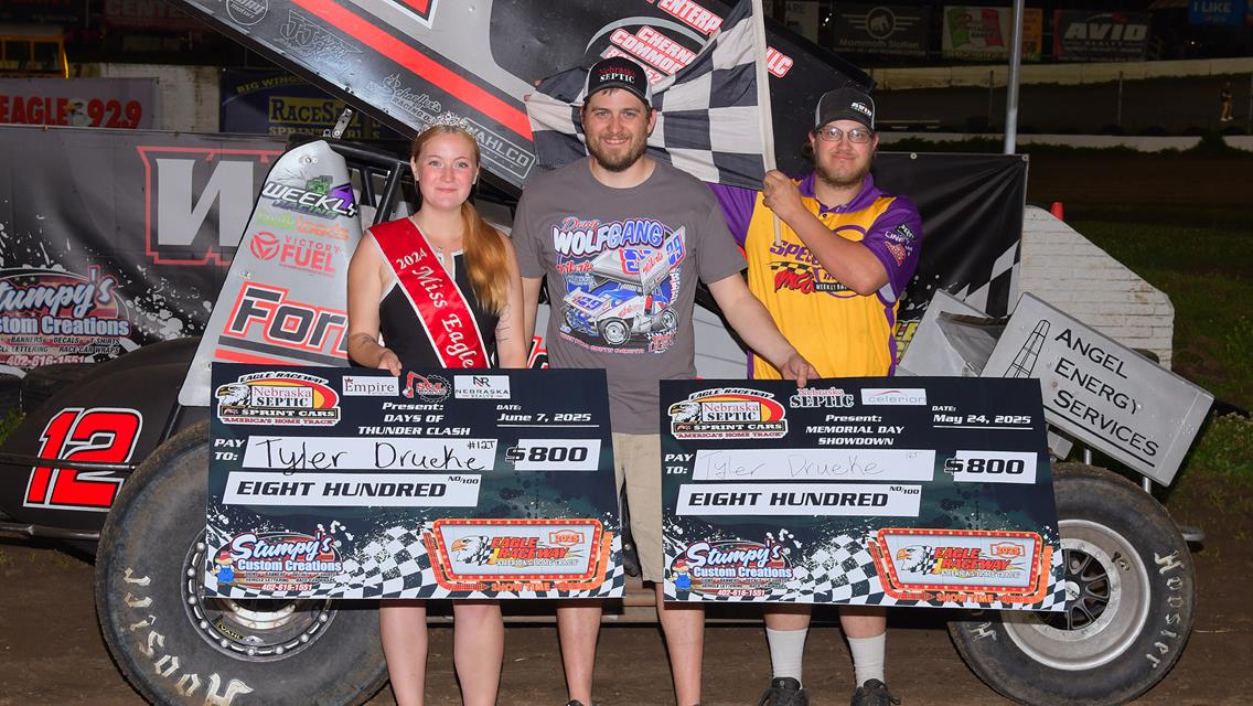 Thompson, Vanover, Richards, Drueke &amp; Wayman are victorious at Eagle Raceway