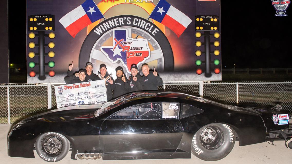 Nesloney Grabs First Pro Mod Win, Bellemeur Continues TAFC Dominance at MWDRS Xtreme Texas Nationals