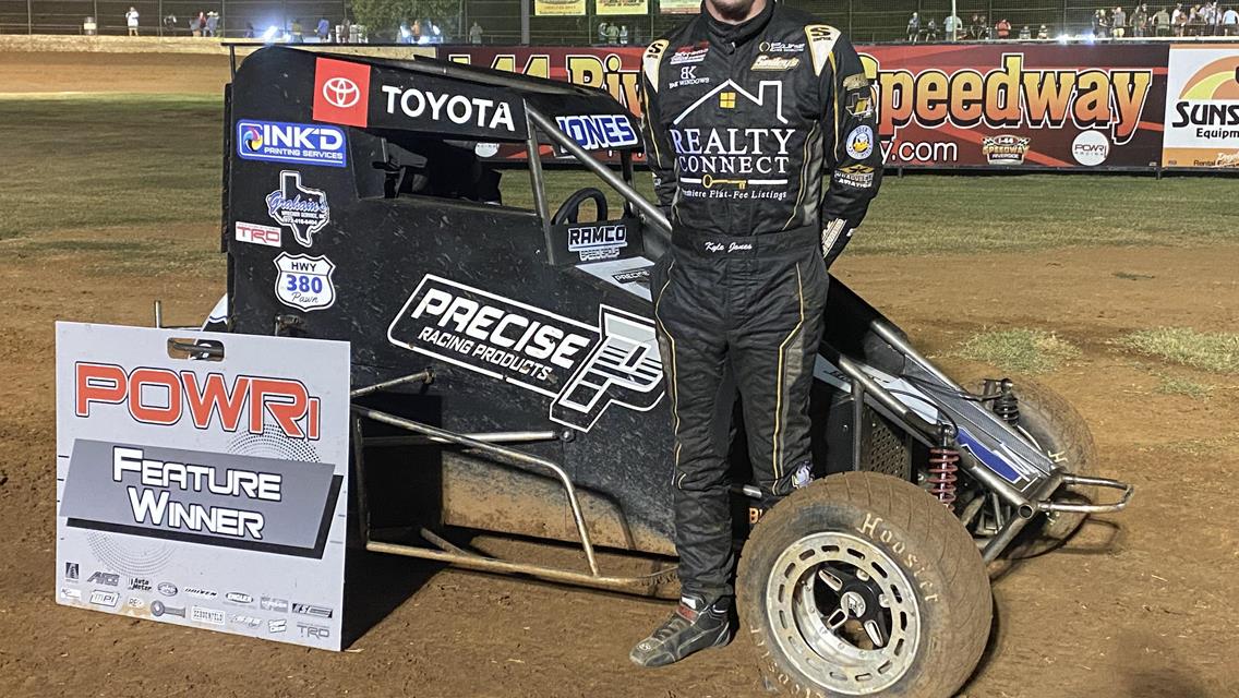 Kyle Jones Triumphant in POWRi West Midget League Return to I-44 Riverside