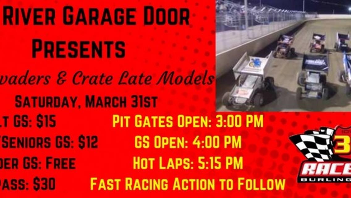 March 31st Race Times Update
