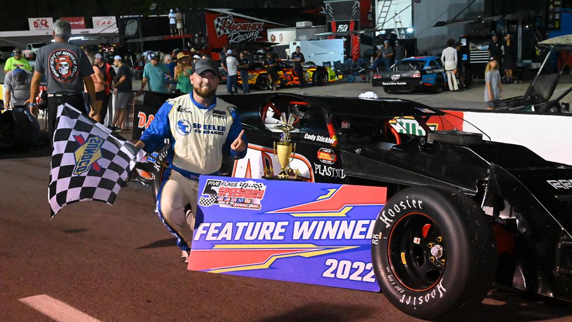 SAWALICH SWEEPS LATE MODEL DOUBLE HEADER WITH BLIZZARD 75 WIN.