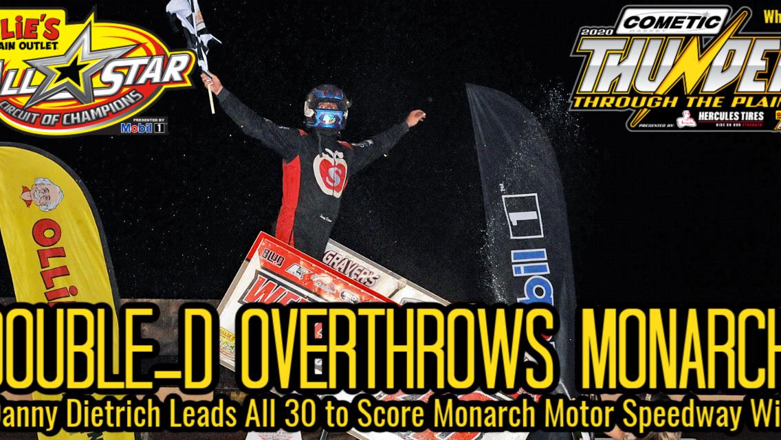 Danny Dietrich leads all 30 to score All Star victory at Monarch Motor Speedway