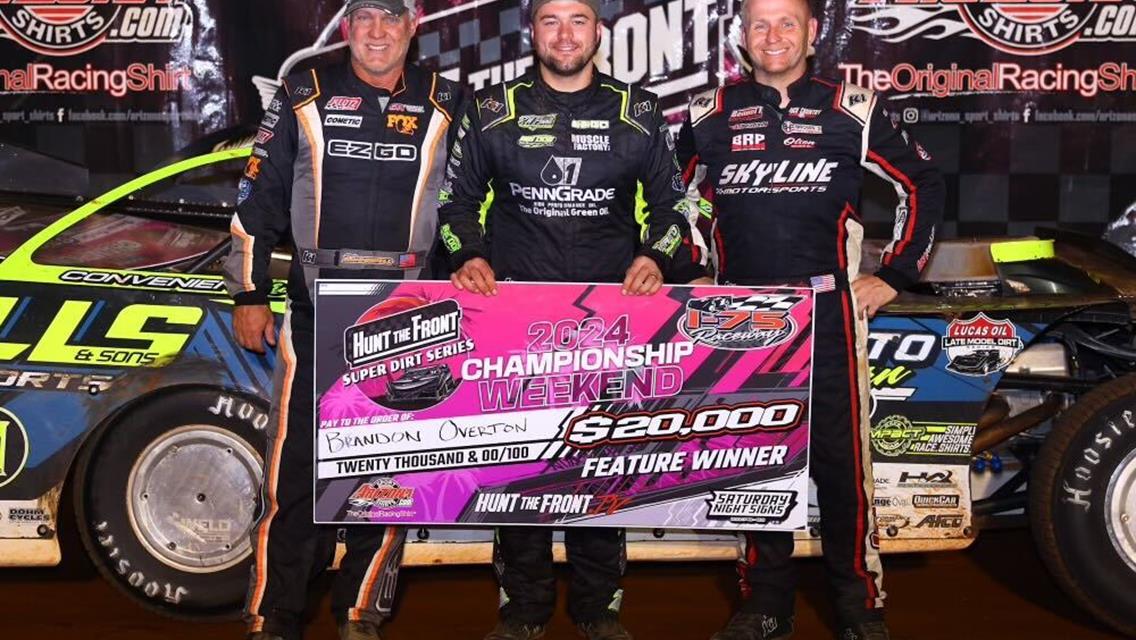 Brandon Overton pockets $70,000 in Championship Weekend with Hunt the Front Super Dirt Series