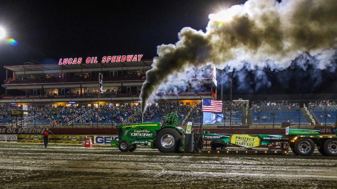 Lucas Oil Pro Pulling Nationals get underway at Lucas Oil Speedway, with Night Two on Saturday