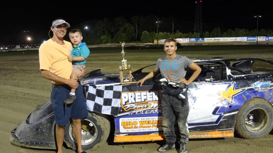 ZAC WELLER GETS 2ND WIN IN CRATE MODELS