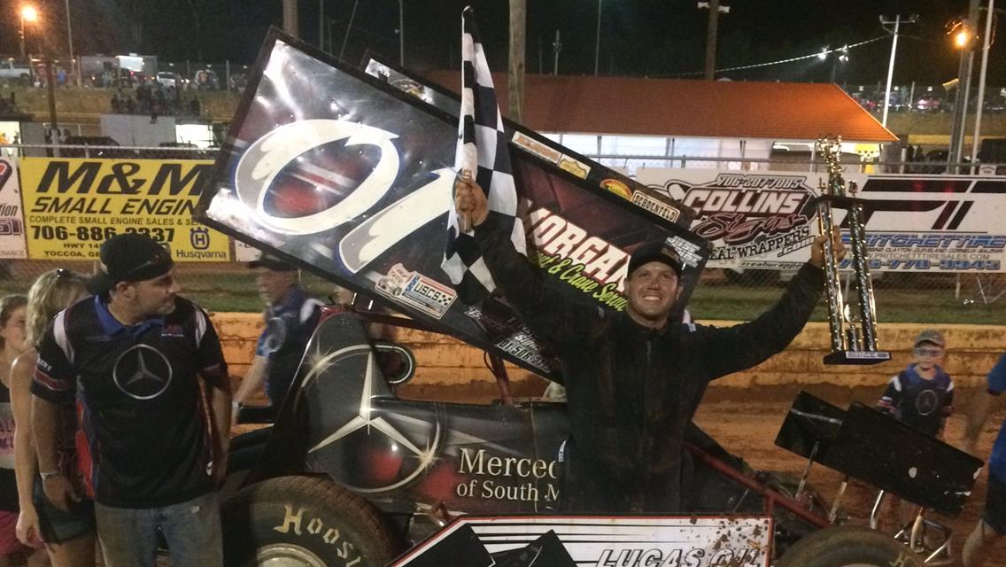Shane Morgan Doubles Up With Lucas Oil ASCS Southern Outlaw Sprints